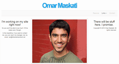 Desktop Screenshot of omarmaskati.com