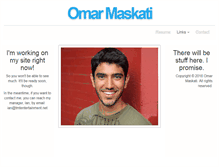 Tablet Screenshot of omarmaskati.com